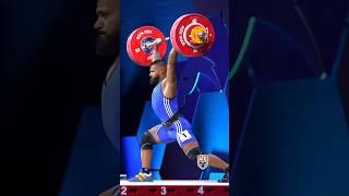 Bozhidar Andreev (73kg ) 193kg / 425lbs C&J + Backflip! #snatch #weightlifting #backflip