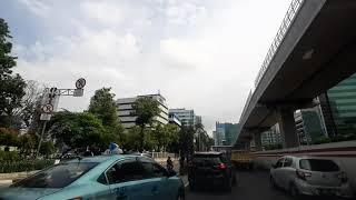 Suasana Jl. HR. Rasuna Said, Jakarta Selatan sebelum pandemi (Februari 2020)