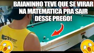 BAIANINHO E SUAS TACADAS MISTERIOSAS!! UM VERDADEIRO MAGO DA SINUCA