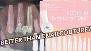 Testing Daily Charme Gel 3-Step Nail Extension System| Extra Long Coffin