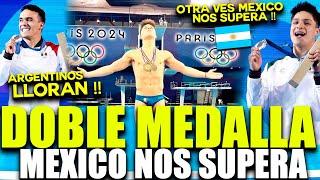 DOBLE MEDALLA DE PLATA PARA MEXICO !! DEJA LLORANDO A LOS ARGENTINOS !! HISTORICO OSMAR OLVERA