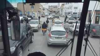 Der ganz normale Wahnsinn - verrückter tunesischer Verkehr -  Street of madness in Tunisia