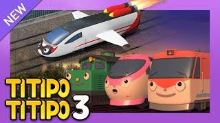 TITIPO S3 EP23 Pepper the superhero l Cartoons For Kids | Titipo the Little Train