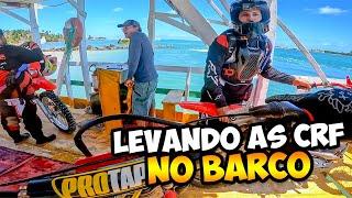 ATRAVESSANDO O MAR DE CRF PARTE 4 TRILHA COM LUCAS MOTOVLOG