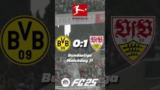 Dortmund - Stuttgart | Manager Mode Dortmund [FC25] | 25/26  Bundesliga Matchday 11