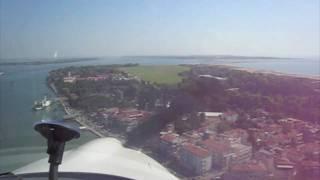 VFR Flight to Venezia Lido airport (S. Nicolo)