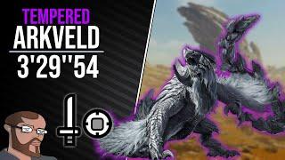 MH Wilds | Tempered Arkveld Solo (Sword and Shield | SnS) - 3'29''54