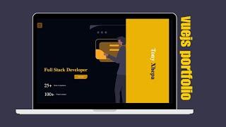 Vuejs Modern Portfolio