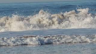 Déferlement de vagues atlantique Maroc