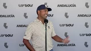 Anirban Lahiri Leader Saturday Flash Interview LIV Golf Andalucia 2024