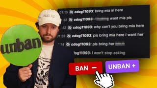 I Unbanned My Most DEGENERATE Chatters...