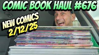 Comic Book Haul #676 Finally The First Fat Stack of Comics In 2025!