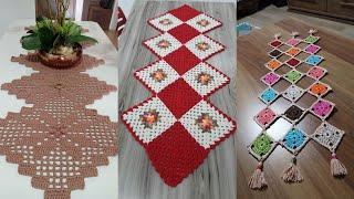 MOST ATTRACTIVE AMAZING TRENDY CROCHET TABLE RUNNER IDEAS FREE PATTERN DIY PROJECTS