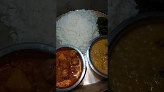 Ajker dupurer thali #viralshort #food #cooking channel poojar rannaghor ️️