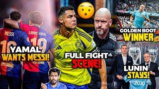 Yamal wants like Messi, Ronaldo Lafda with Ten Hag, Haaland Unstoppable, Lunin stays why ?