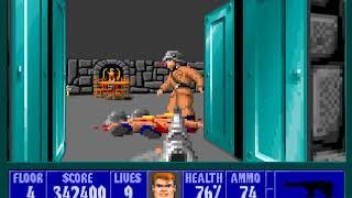 PC GAME懷舊-德軍總部 Wolfenstein 3D-ep1-Floor 4