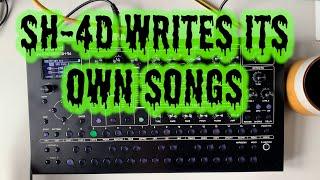 The Roland SH-4d can write songs itself