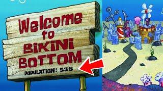 What can you find in Bikini Bottom?