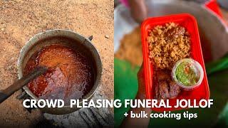 Here is how to make Jollof For 70 People + BULK COOKING TIPS