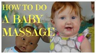 How to do a Baby Massage | The benefits of baby massage | Little Roseberry natural skin care product