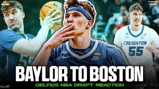 LIVE: Celtics Draft Baylor Scheierman in 2024 NBA Draft | Garden Report