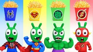 Educational Videos for Kids | Pea Pea Ara | تأكل Pea Pea الطعام لتتحول إلى أبطال خارقين