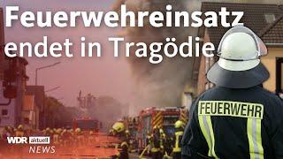 Zwei Feuerwehrleute in Sankt Augustin bei Brand gestorben | WDR aktuell