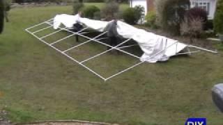 Marquees for sale -erecting a 6m x 12m DIY Marquee