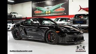 2020 Porsche 718 Cayman GT4 - 6-Speed Manual - One Owner - Carbon Fiber Interior Trim w/ Leather