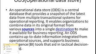 ODS(Selected topics of recent IT trends.)