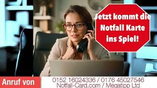 Telefonbetrug 33 - 015216024336 und 0177645027546 - Notfall-Card.com