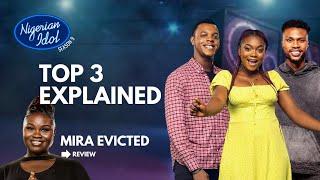 Nigerian Idol 2024 | Semi Finals | Mira Clear Evicted | Top 3