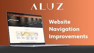 ALUZ Website Navigation Improvements