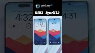 iOS 18.1 vs HyperOS 2.0 Animations Android vs iPhone