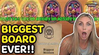 Darkmoon Prize Anomaly Leads To Slysssa's Biggest Board EVER! - Hearthstone Battlegrounds