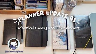 Planner Update - Q1 Hobonichi Weeks and Plotter Binders 2024 #hobonichiweeks