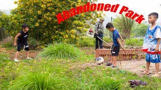 A Great Working Day| Clean Up And Cut Grass In Abandoned Park | Create A Healthy Playground For Kids