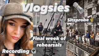 VLOGSIES- Final week of rehearsals / sitzprobe / seeing the theatre #newsies #musicaltheatre