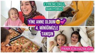 4. BEBEĞİMİZ GELDİ , YİNE ANNE OLDUM, ÇOCUKLARIMLA PİZZA HAZIRLADIK, PİKNİK HAZIRLIĞIM