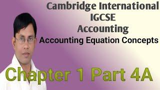 CIE - IGCSE - C1P4A - Accounting