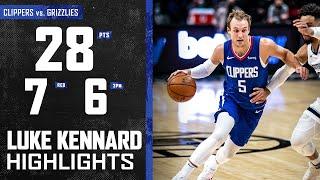 Luke Kennard Scores a Season-High 28 points vs. Memphis Grizzlies | LA Clippers