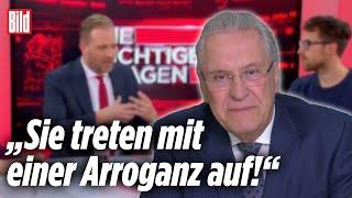 Innenminister Herrmann rechnet mit Klima-Aktivist ab | Die richtigen Fragen