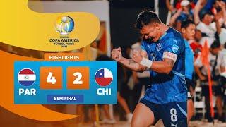 SEMIFINAL: PARAGUAY 4-2 CHILE | Highlights | CONMEBOL Copa América Fútbol Playa 2025™