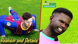  PES 2021 | TOP 10 Realistic - CRAZY Realism and Details #2 | Fujimarupes