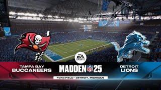 Buccaneers vs Lions Week 2 Simulation (Madden 25 PS5)