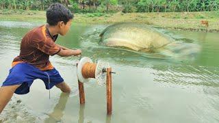 Best Hook fishing 2022|Little Boy hunting fish by fish hook From beautiful naturePart-48