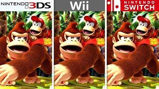 Donkey Kong Country Returns HD | 3DS vs Wii vs Switch | Full Graphics Comparison