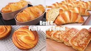 The Best 4 Puff Pastry Bread !! Easy homemade and Most popular recipes