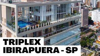 Cobertura TRIPLEX Ibirapuera São Paulo SP | Tour Apartamentos Triplex | Apartamentos de Luxo SP