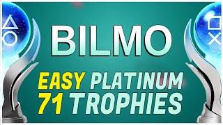 New Easy Platinum Game with 71 Trophies | Bilmo Quick Trophy Guide - PS4, PS5